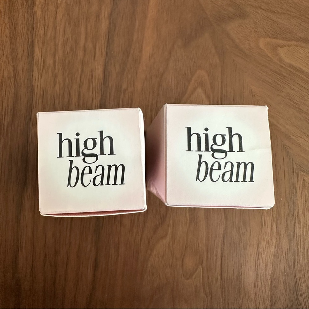 NIB 2 x Benefit High Beam Satiny pink complexion highlighter - Picture 5 of 8